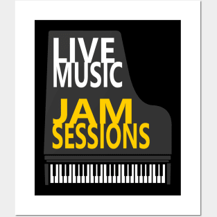 Live Music Jam Sessions Posters and Art